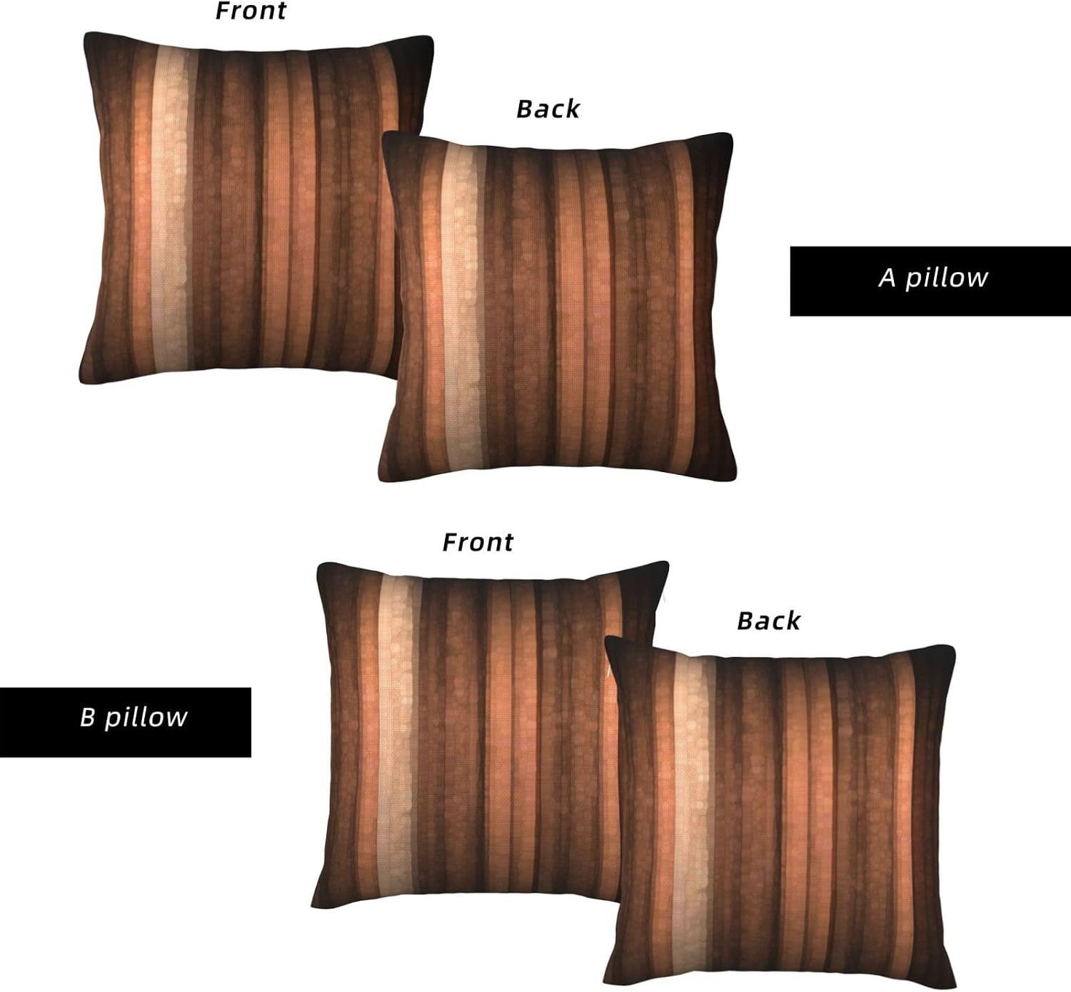 Quilted Pillow Shams with Textured Decorative Pattern - Image 2
