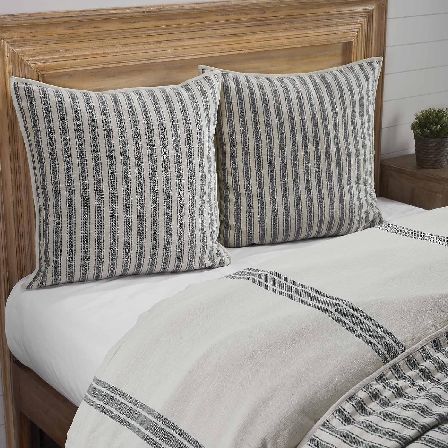 Textured Throw Pillow Covers with Classic Simple Design - Image 2