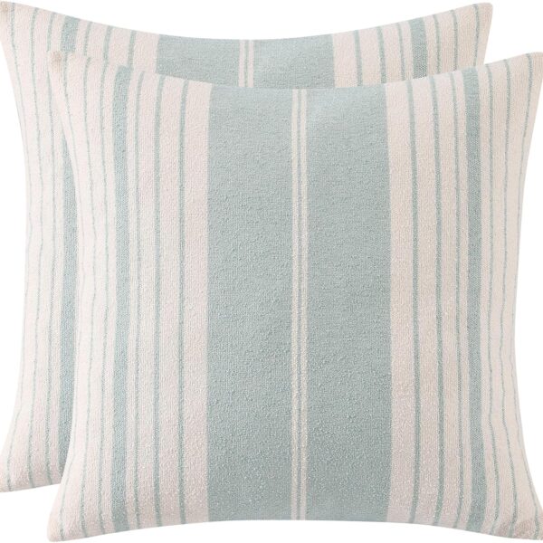 Classic Stripe Throw Pillow Covers with Refined Cushion Design